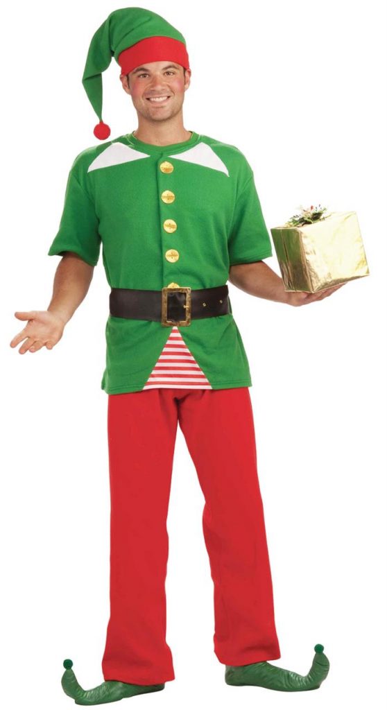 Jolly Elf Adult Costume - FancyDressHire.com.au