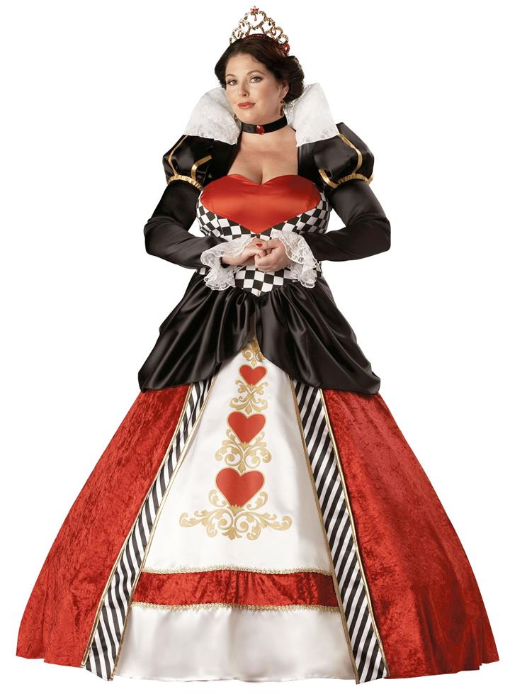 Queen of Hearts Elite Collection Adult Plus Costume - FancyDressHire.com.au