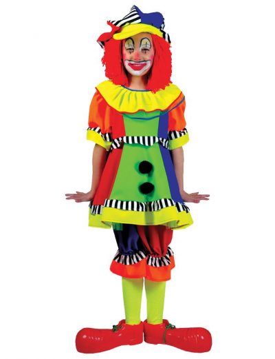 Spanky Stripes Clown Girl Child Costume